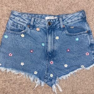 Pacsun High Rise Festival jean shorts | Size 25